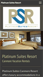 Mobile Screenshot of platinumsuitesresort.com